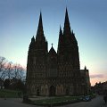 Lichfield Cathedral sunset